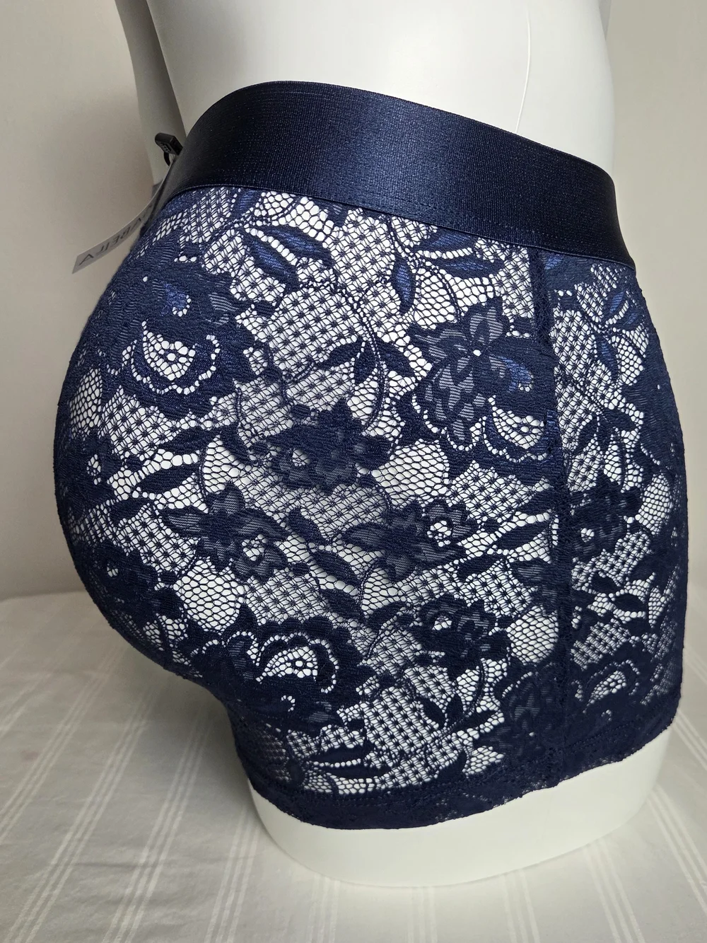 Cosabella Navy Lace Boxer Briefs for Men